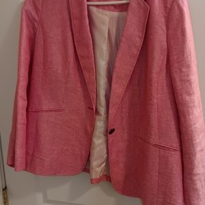 Talbots pink blazer